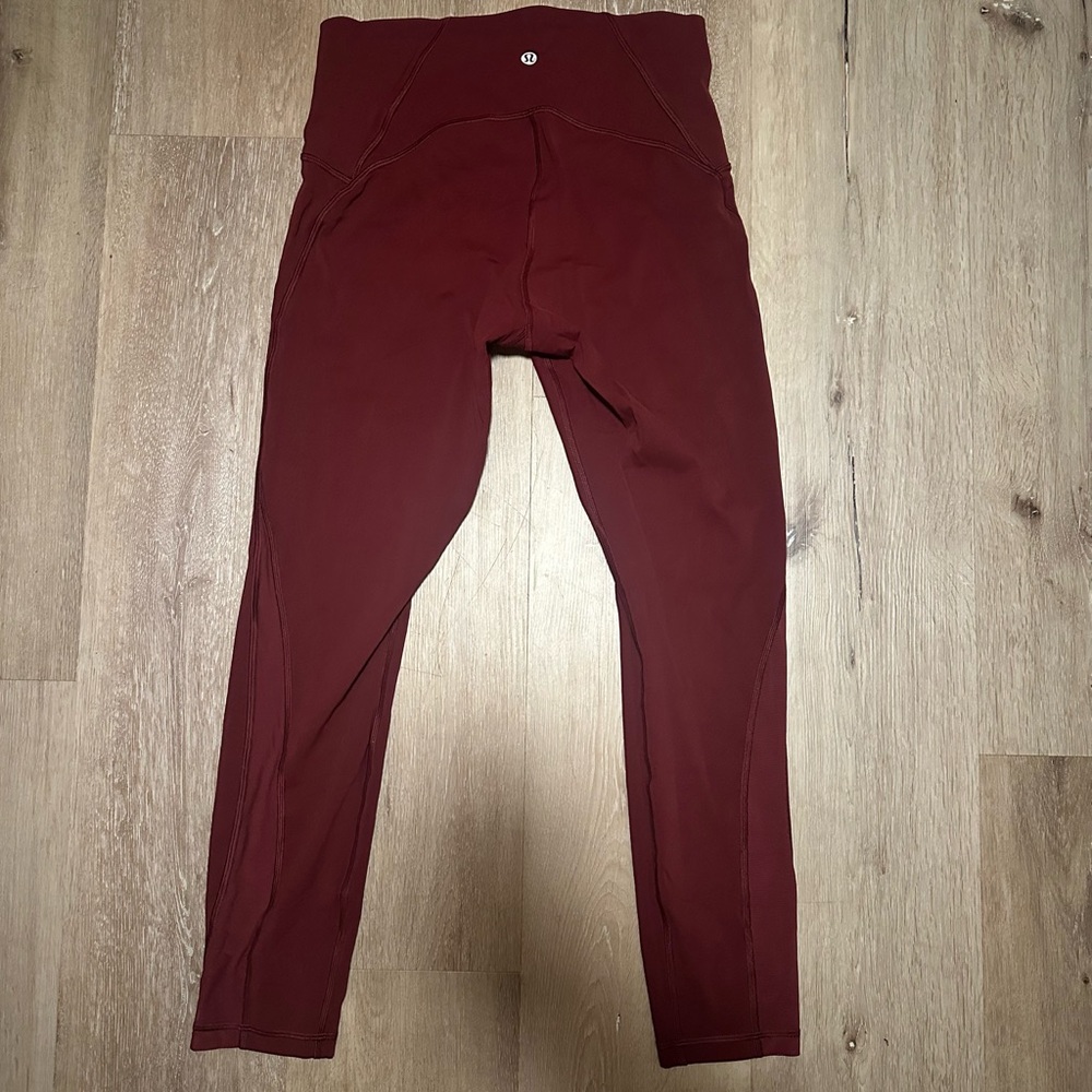Lululemon red leggings